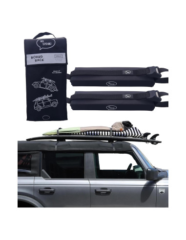 Soportes de Tabla de Surf So Stevie! Acolchados para Coche
