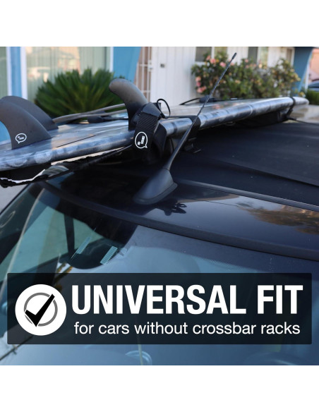 Soportes de Tabla de Surf So Stevie! Acolchados para Coche