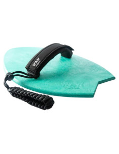 Handplane WAW Badfish para Bodysurfing Verde Aqua