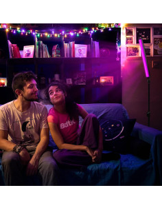 Paquete de 2 Varas de Luz LED RGB Obeamiu 2600-9600K 2