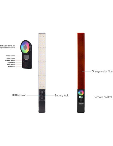 YONGNUO YN360 III Luz LED RGB 40cm Control Remoto