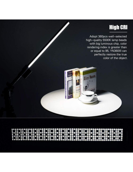 YONGNUO YN360 III Luz LED RGB 40cm Control Remoto YONGNUO YN360 III Luz LED RGB 40cm Control Remoto