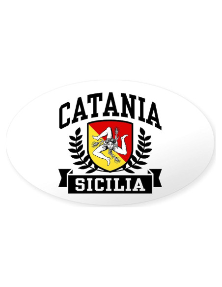 Calcomanía para Parachoques CaféPress Catania 7.6x12.7cm