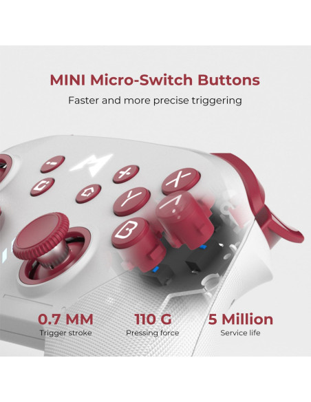 Controlador Inalámbrico MOBAPAD ChiTu para Switch, Efecto Hall