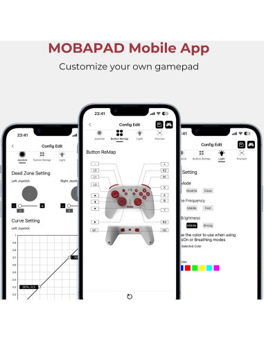 Controlador Inalámbrico MOBAPAD ChiTu para Switch, Efecto Hall