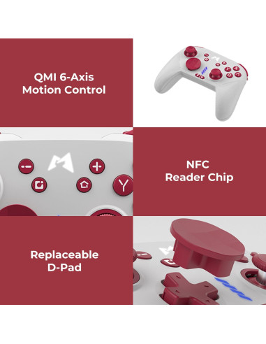 Controlador Inalámbrico MOBAPAD ChiTu para Switch, Efecto Hall