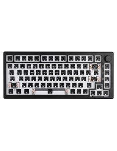 Teclado Mecánico EPOMAKER Aura75 75% Inalámbrico RGB Negro