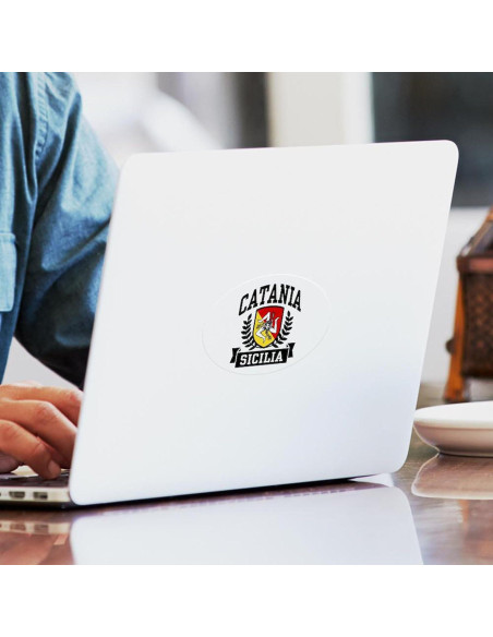Calcomanía para Parachoques CaféPress Catania 7.6x12.7cm