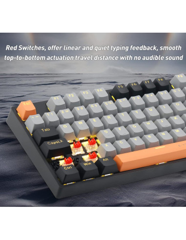 Teclado Mecánico E-YOOSO Z-14 104 Teclas Retroiluminado
