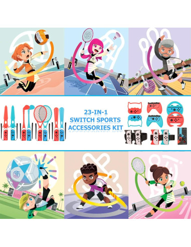 Kit Accesorios 23 en 1 WEILE para Nintendo Switch