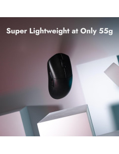 Ratón Inalámbrico LEMOKEY G1 Óptico 55g 8000 Hz Negro 2