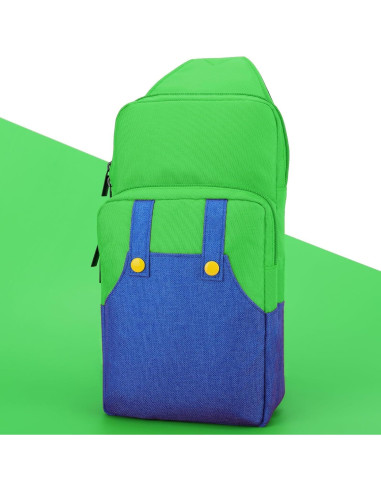 Bolsa de Viaje Owngen para Nintendo Switch Verde y Azul