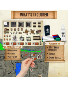 Kit Tapetes D&D Melee Mats 3 Lados Dobles 61x91 cm 2