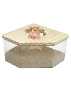 Caja de Baño de Arena para Hámster Kathson Acrílica 12.95cm