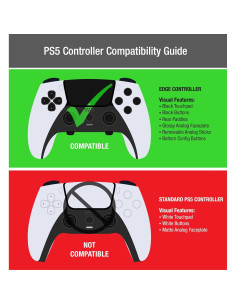 Conjunto Foamy Lizard Eclipse PS5 EDGE - Antideslizante Negro 2