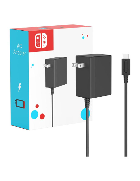 Cargador para Nintendo Switch MARSDOCK 45W Carga Rápida 10FT