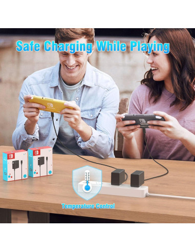 Cargador para Nintendo Switch MARSDOCK 45W Carga Rápida 10FT