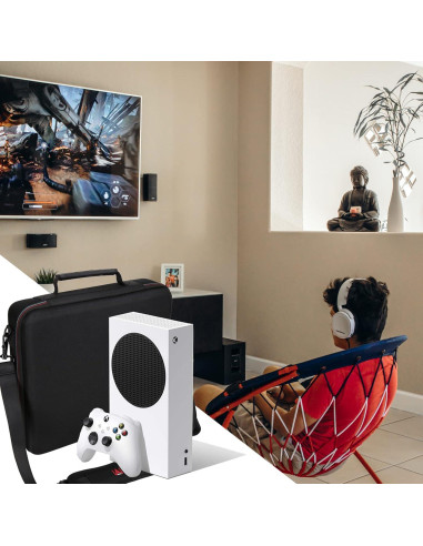 Funda de viaje Mchoi para Xbox Series S con accesorios