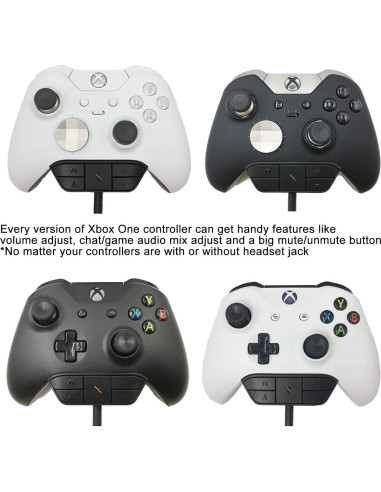 Adaptador de Auriculares Estéreo LevelHike para Xbox One/S