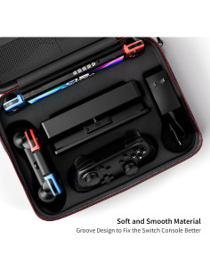 Funda para Nintendo Switch TOENNESEN con protección y 18 tarjetas 2