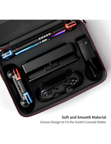 Funda para Nintendo Switch TOENNESEN con protección y 18 tarjetas
