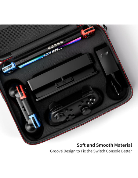 Funda para Nintendo Switch TOENNESEN con protección y 18 tarjetas