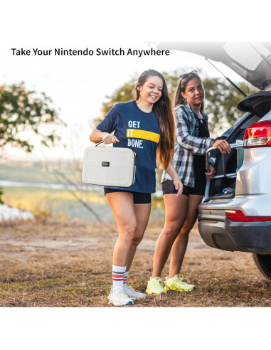 Funda para Nintendo Switch TOENNESEN con protección y 18 tarjetas