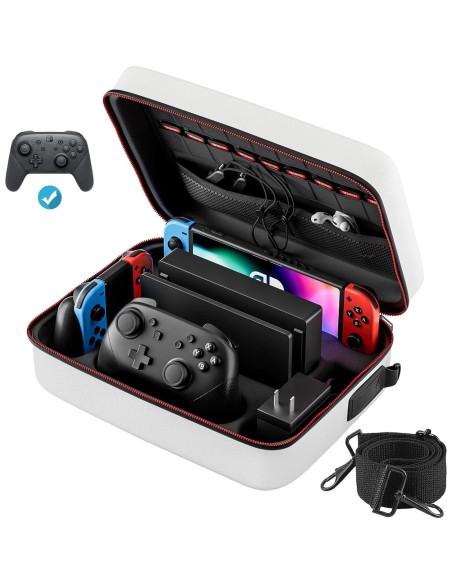 Funda para Nintendo Switch TOENNESEN con protección y 18 tarjetas