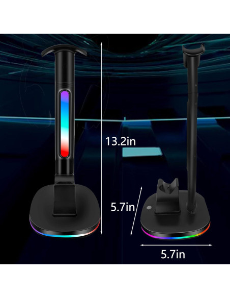 Estación de Carga PS5 JDGPOKOO con Soporte RGB y 2 USB Estación de Carga PS5 JDGPOKOO con Soporte RGB y 2 USB