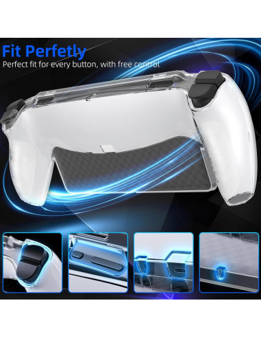 Funda Protectora para PS5 HEYSTOP con Vidrio Templado