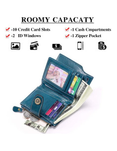 Billetera FALAN MULE de Cuero Compacta con Bloqueo RFID 2