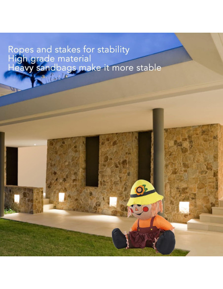 Espantapájaros Inflable Pyhodi 108x75 cm con Luces LED Espantapájaros Inflable Pyhodi 108x75 cm con Luces LED