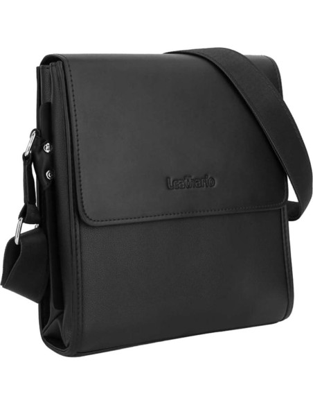 Bolso Cruzado Leathario de Cuero Vegano para Hombres