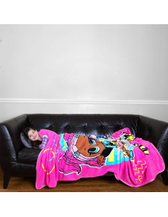 Manta de Cama Franco Kids 157x229 cm L.O.L. Surprise! Rosa 2