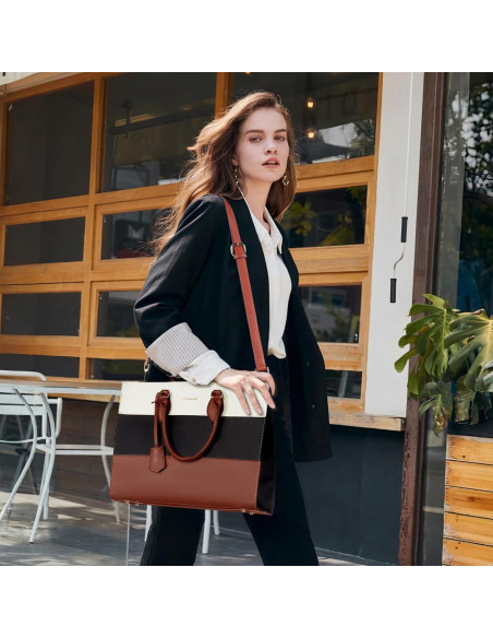 Bolso Tote para Laptop LOVEVOOK 15.6" Impermeable Mujer