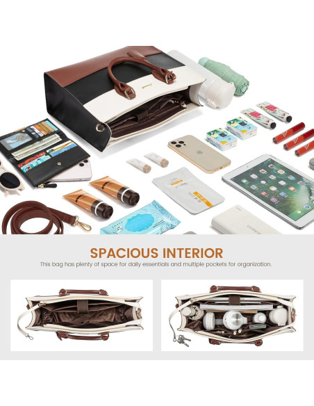 Bolso Tote para Laptop LOVEVOOK 15.6" Impermeable Mujer