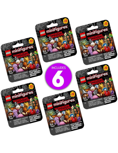 LEGO Minifigures Dungeons & Dragons Paquete de 6 - Juguete 5+