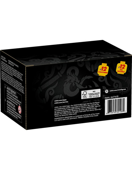 LEGO Minifigures Dungeons & Dragons Paquete de 6 - Juguete 5+ LEGO Minifigures Dungeons & Dragons Paquete de 6 - Juguete 5+