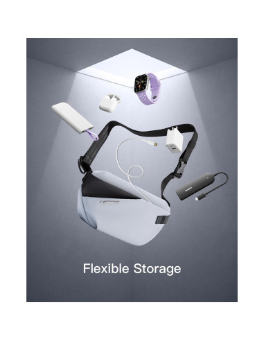 Mochila Bandolera Inateck X-Lite 4L Resistente al Agua