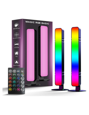Barra de Luz LED RGB MICTUL con Control Remoto 91 cm