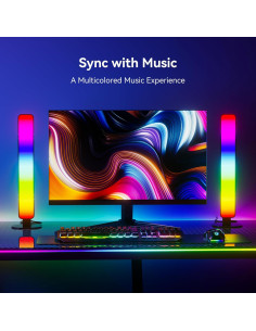 Barra de Luz LED RGB MICTUL con Control Remoto 91 cm 2