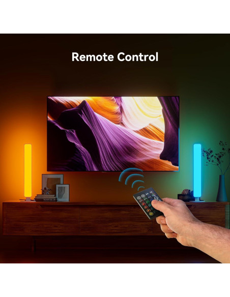 Barra de Luz LED RGB MICTUL con Control Remoto 91 cm