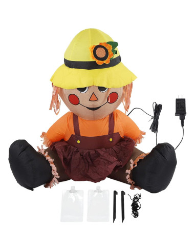 Espantapájaros Inflable Pyhodi 108x75 cm con Luces LED