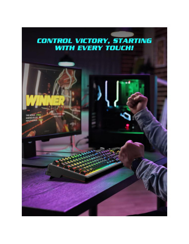 Combo Teclado y Ratón Gaming Trueque KW98 RGB Iluminado