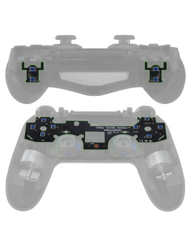 Kit Táctil Clicky eXtremeRate para Controlador PS4 Gen 2