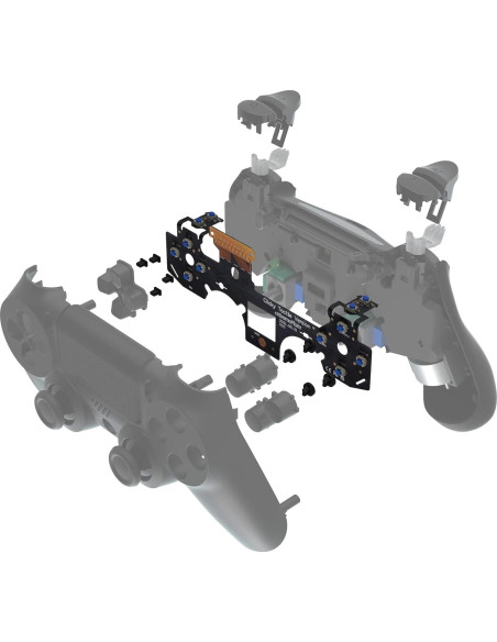 Kit Táctil Clicky eXtremeRate para Controlador PS4 Gen 2 Kit Táctil Clicky eXtremeRate para Controlador PS4 Gen 2