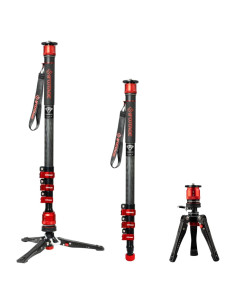 Monopie IFOOTAGE Cobra 3 C180F-P Fibra de Carbono 180cm