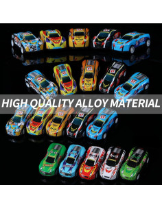 Paquete de 28 coches de retroceso Benzem 6.86 cm para niños 2