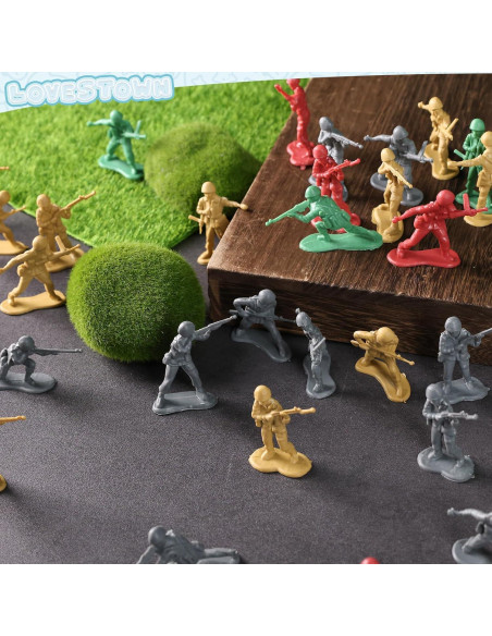 Figuras de Acción Soldados LOVESTOWN 120PCS Plástico 5cm