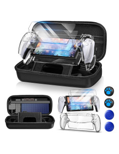 Set 12 en 1 Accesorios Auarte para PS5 Portal Negro